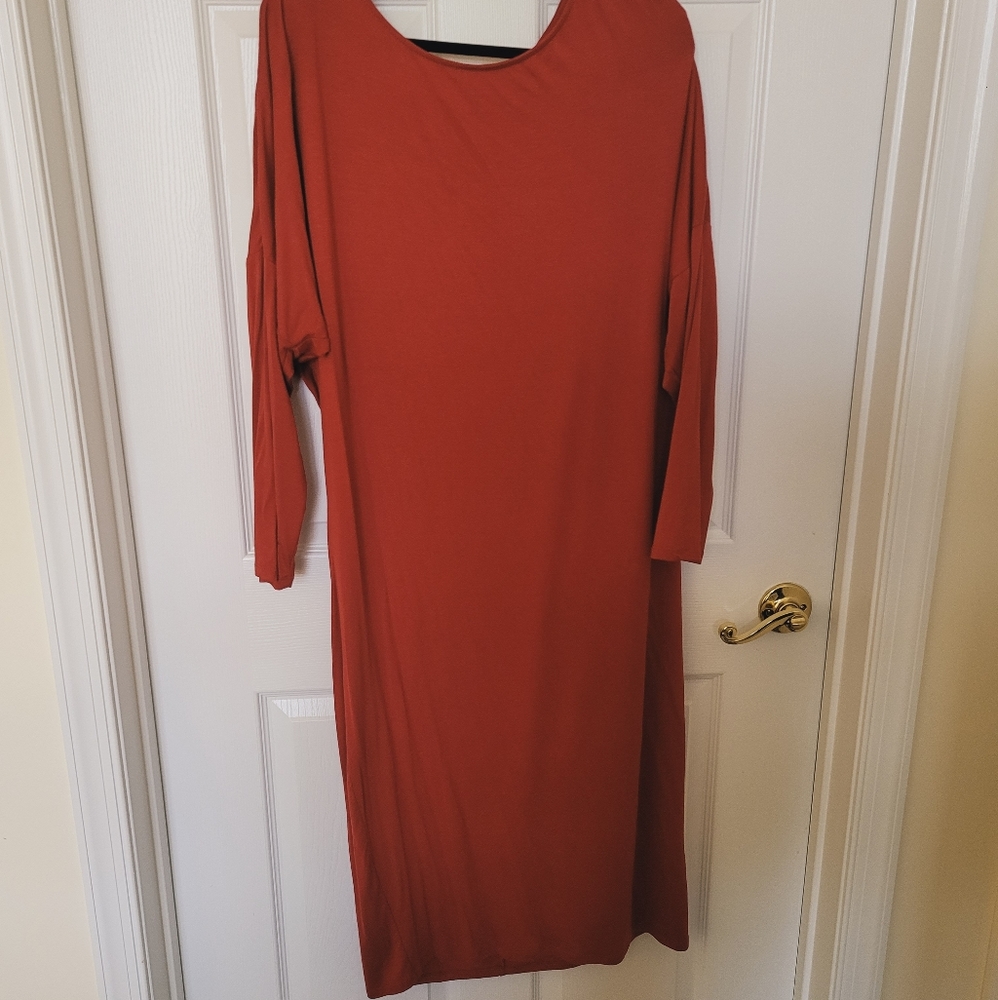 Dolman sleeve Midi dress